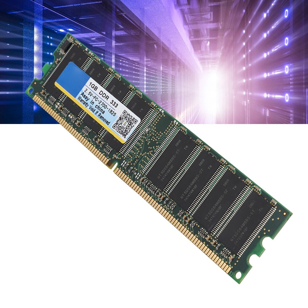 1G Memoire DDR Ram,โมดูล Memoire 333 MHz Pour AMD เฉพาะ RAM , 184Pin ...