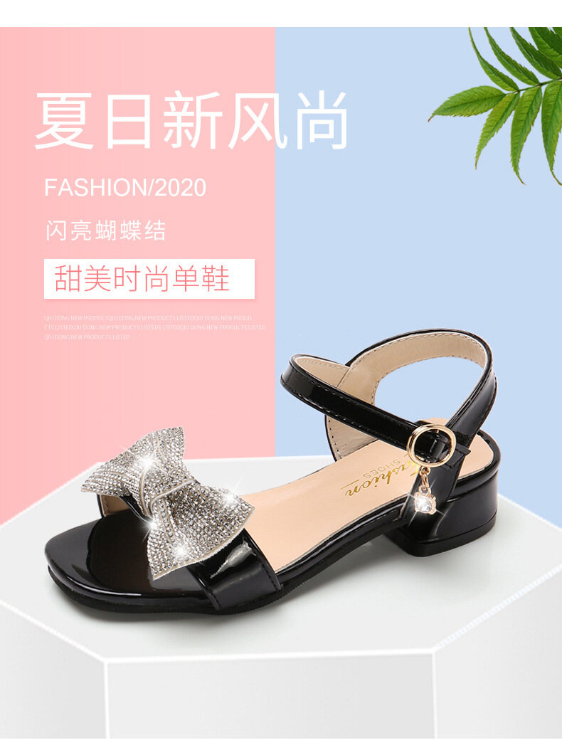 Giày dép trẻ em gái dép sandal mới phong cách hàn quốc cho học sinh trẻ em gái 21384