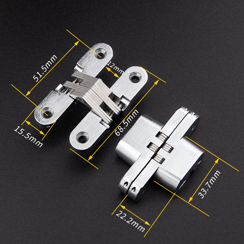 Top concealed hinge folding door concealed door cross hinge concealed