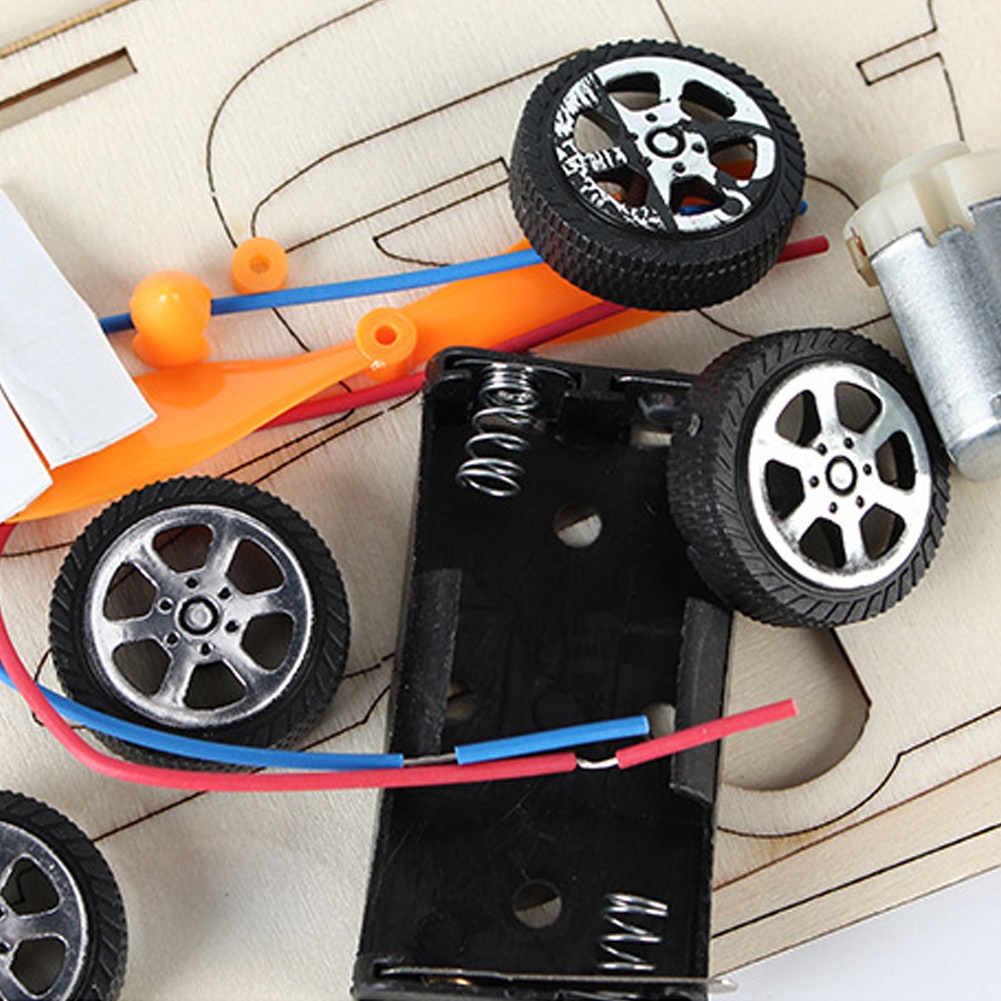 Microgood Kids DIY Lắp Ráp Máy Bay Trượt Điện Mô Hình Sinh Viên Thí Nghiệm Khoa Học Đồ Chơi