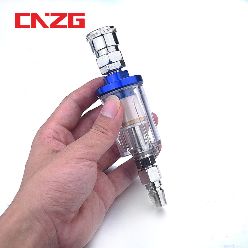 Bộ Tách Dầu Nước 1/4 ''Máy Phun Máy Nén Bộ Lọc Ống Khí Nội Tuyến Phụ Tùng Dụng Cụ Khí Nén