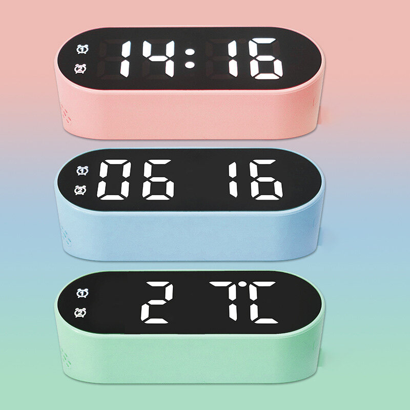 Portable LED electronic alarm clock multifunctional student electronic clock alarm clock with countdown function