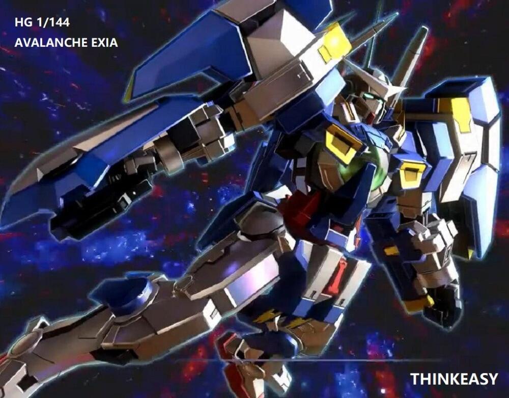 🔥 Japaness Original Model HG 1/144 00 QAN[T] AVALANCHE EXIA' 00 GUNDAM READY PLEAYER ONE Unchained Mobile Suit Kids Toys & & . . .