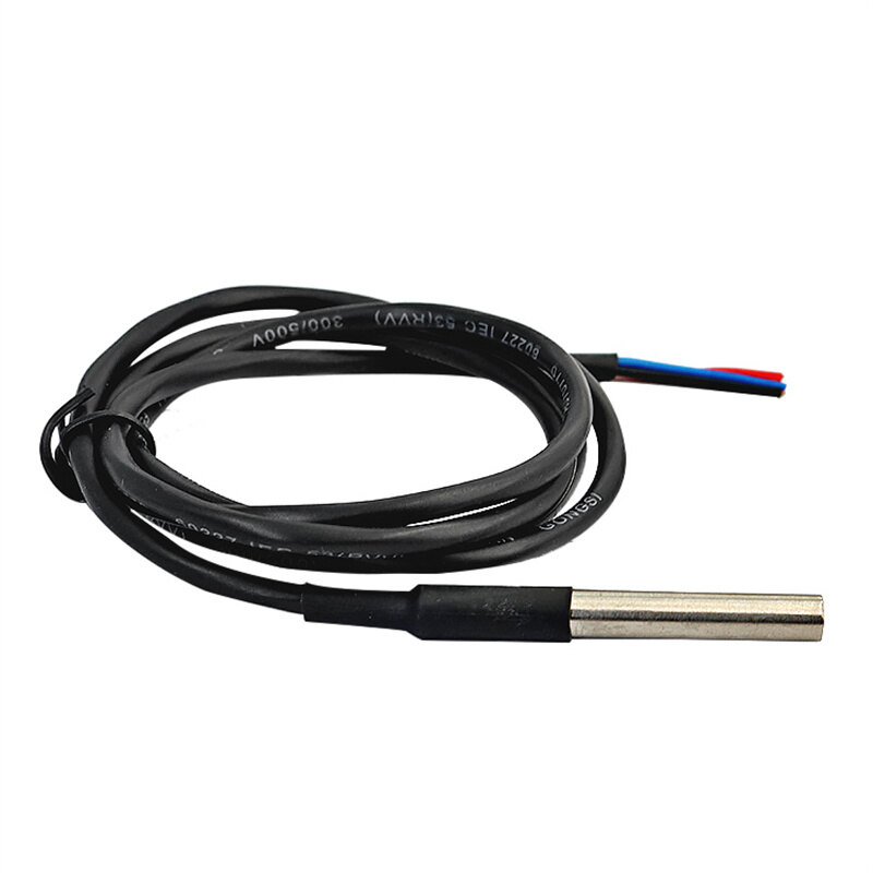 DS18B20 gói thép không gỉ không thấm nước DS18B20 nhiệt độ thăm dò cảm biến nhiệt độ 18B20 cho Arduino
