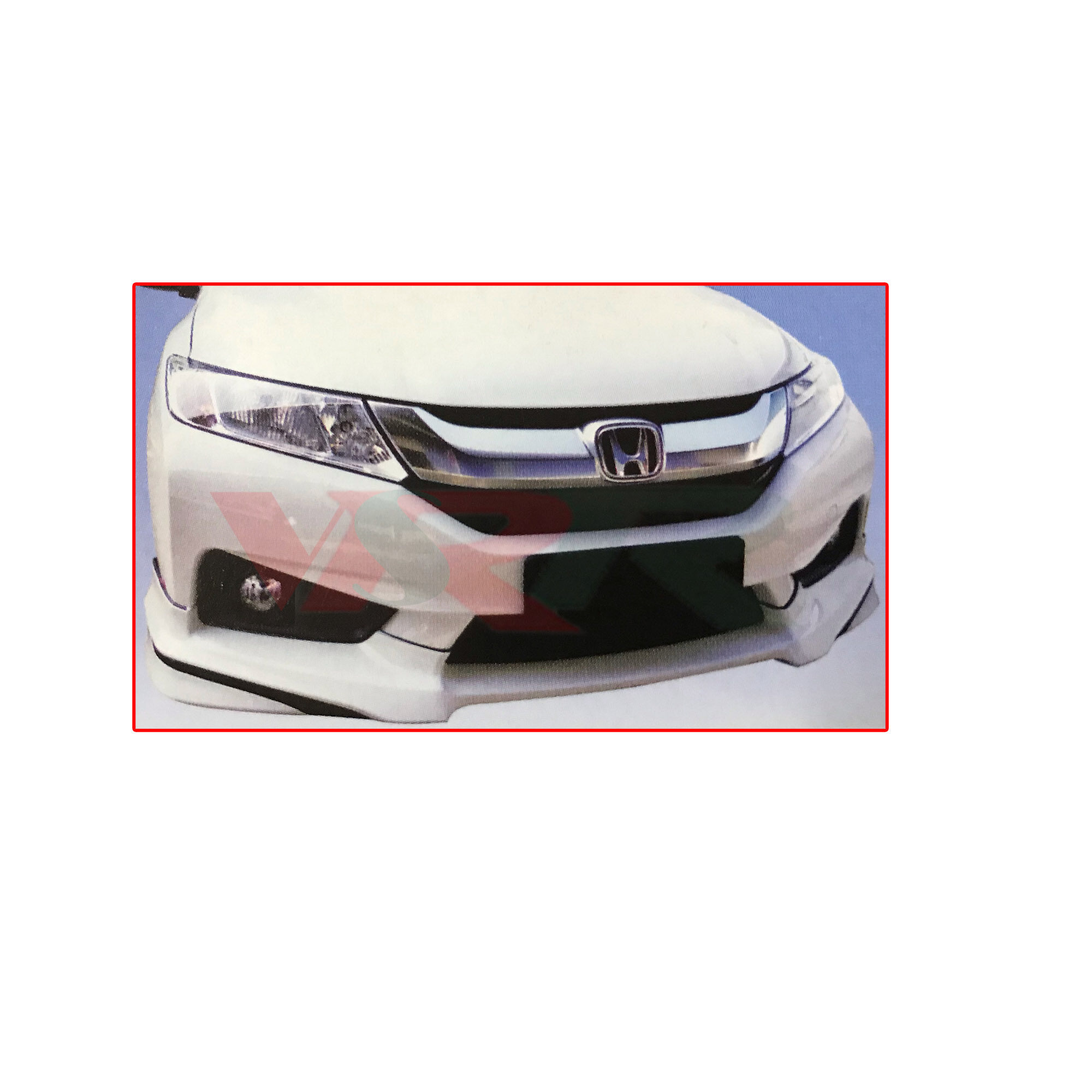 Honda City Gm6 6th Gen 2014 Mdl Style Front Skirt Skirting Bumper