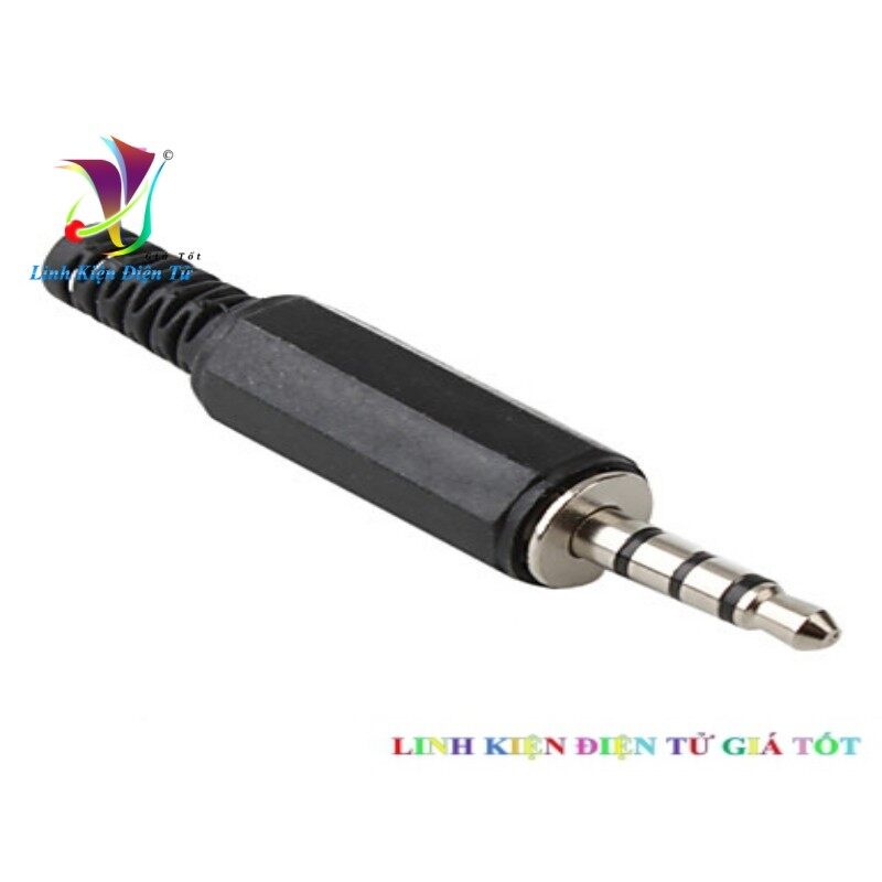 Jack audio 3.5 3 khấc GND-L-R không mic