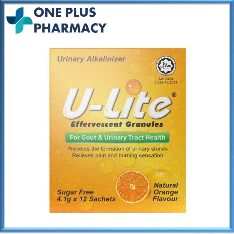 ULITE Effervescent Granules Sachet For Gout, Urinary tract infections (UTI), Gastric, Uric Acid