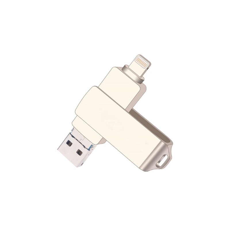 Hp Ổ Đĩa Flash USB 3 Trong 1 Ổ Đĩa Bút Xoay 1TB Cho iPhone/Android/PC Lightning OTG Jump Drive Bộ...