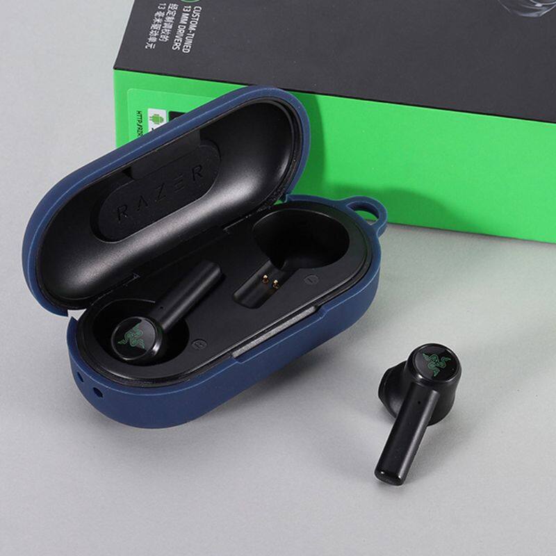 Silicone Protective Case Full Cover With Carabiner for Razer Hammerhead