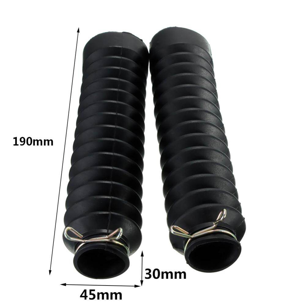 2pcs Motorcycle Front Fork Cover Universal Front Fork Shock Absorber Dust Cover Rubber Motorcycle Accessories