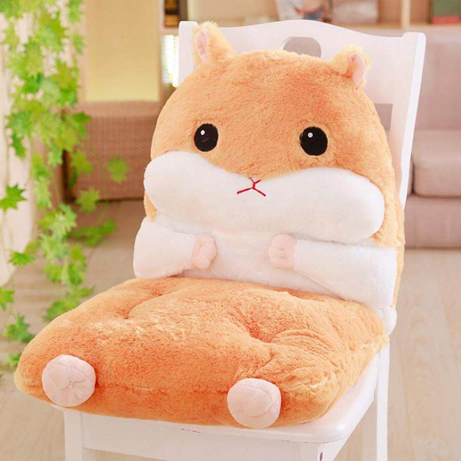 Dễ thương Hamster Đệm Lưng, có thể tháo rời 1 Lưng cho Ghế cho Nhà Phòng Ngủ Văn Phòng Xe Món Quà cho Trẻ Em và Bạn Gái