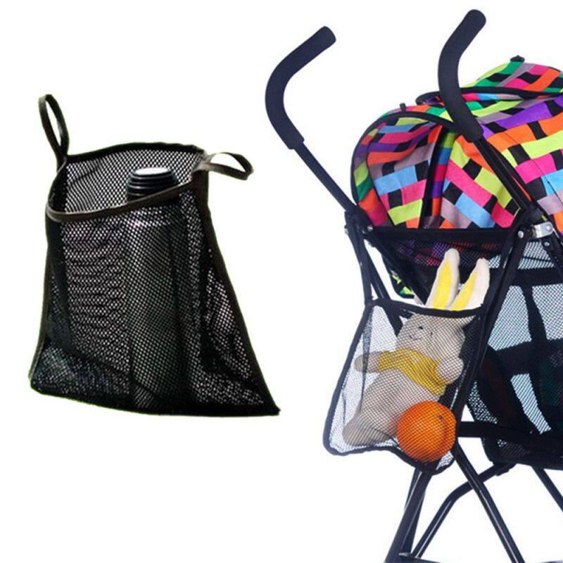 1* Casual Practical Useful Universal Stroller Organizer Hanging Storage Bag Mesh Bottle Holder Baby Product Singapore
