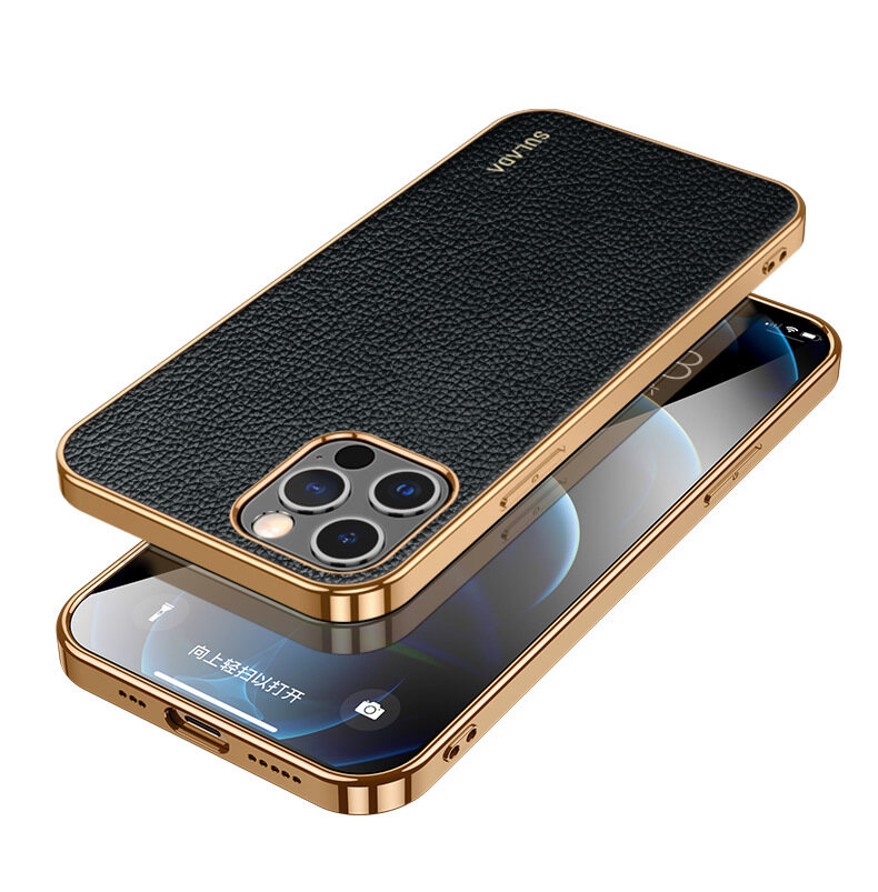 Da thật vỏ điện thoại cho Iphone 15 Pro Max 14 Pro Max 13 Pro Max 12 Pro Max da trường hợp 11 Pro Max x XS Max XR 15 cộng với mạ điện Ốp viền điền thoại mềm bảo vệ lưng điện thoại Bìa