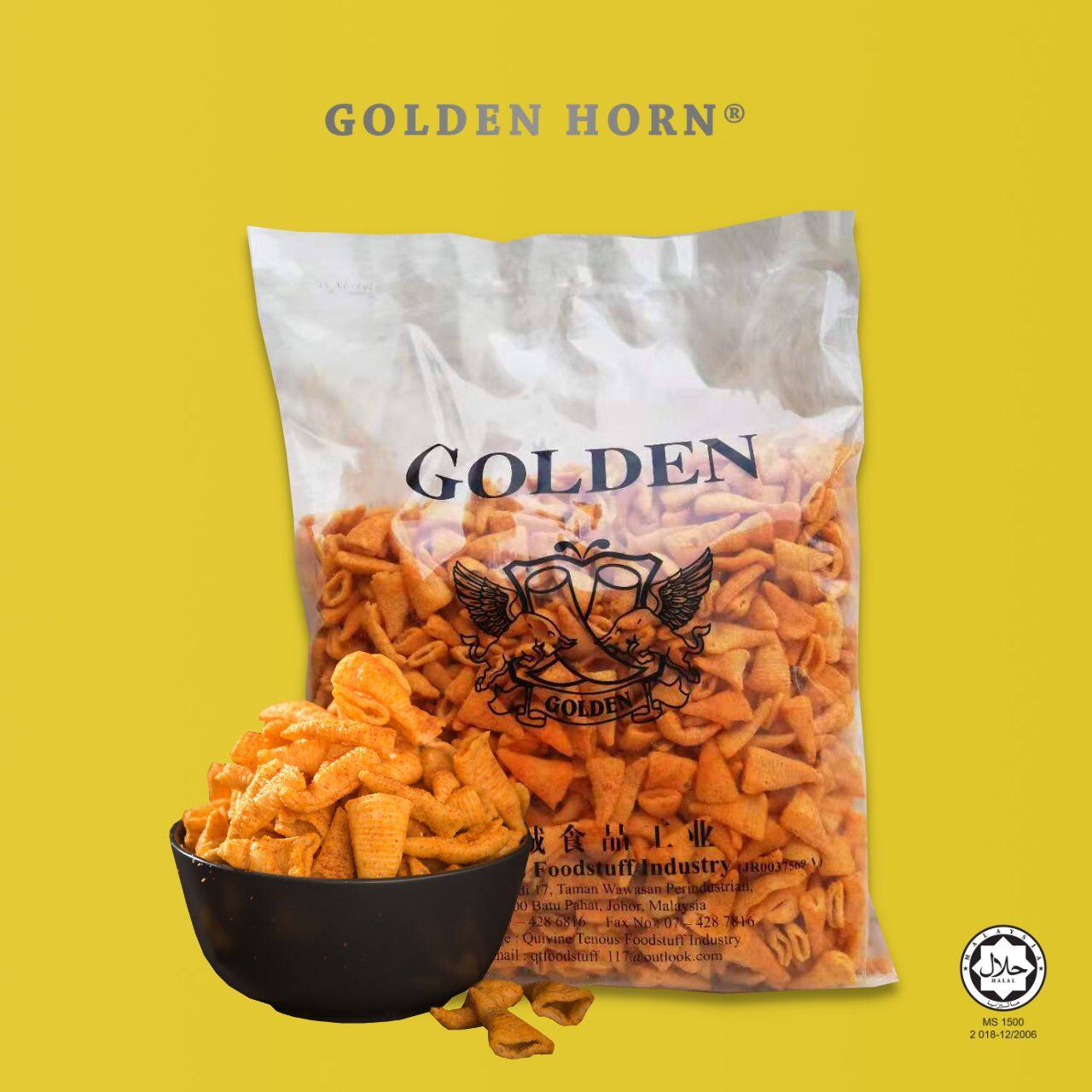 [READY STOCK] Spicy/Cheese Golden Horn snack/ corn snacks/ kerepek/ 100