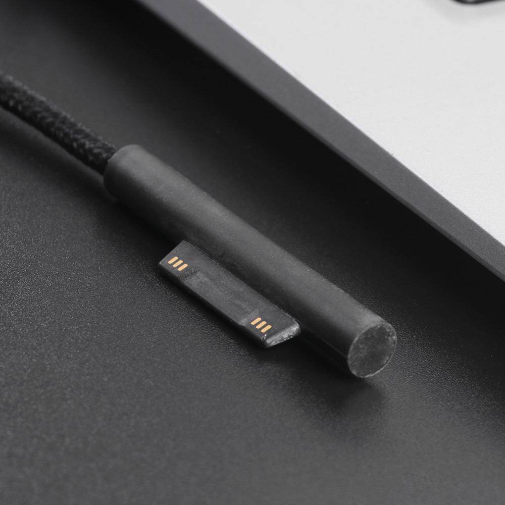 Braided 65W PD Fast Charging USB Type C Female Cable for Microsoft Surface Pro 5 Computer Accessory