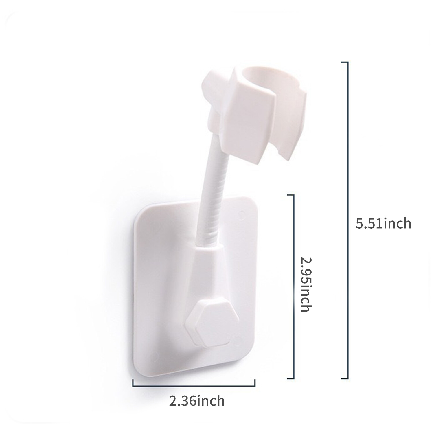 Giá Đỡ Vòi Hoa Sen Xoay 360 ° Giá Đỡ Vòi Hoa Sen Cầm Tay Gắn Tường Có Thể Điều Chỉnh Tự Dính Giá Đỡ Vòi Sen Inox Thay Thế Cho Bồn Tắm Phòng Tắm