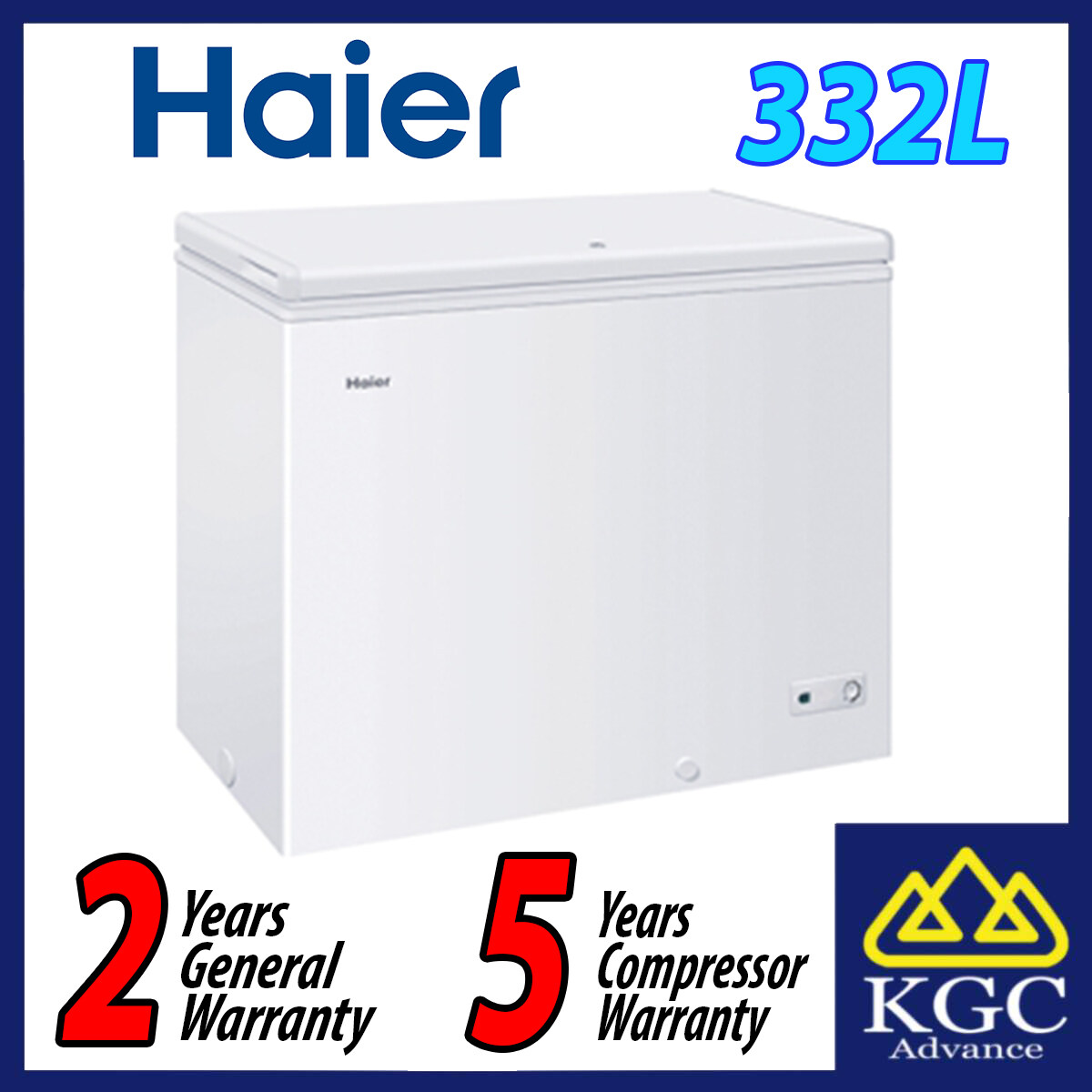 Haier 332L BD328HP 6in 1 Convertible Chest Freezer (Freezer Fridge