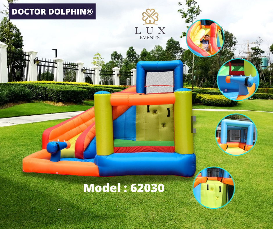 Doctor Dolphin(62030) Inflatable Castle Bouncer House Water Slide for
