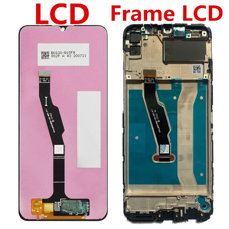 For Suitable For Huawei Y6P LCD With Frame Touch Screen Digitizer Replacement Screen For Suitable For Huawei Y6P MED-LX9 MED-LX9N 6.3Inch LCD Display