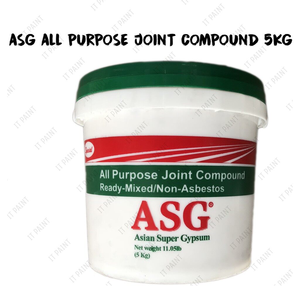 ASG Ready Mix Joint Compound for Interior 5KG Skim Coat Lazada