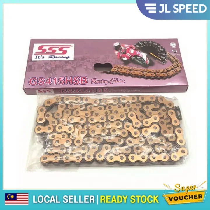 Sss 415 Racing Gold Chain Rantai Gold Gs415hsb X 122 Lazada