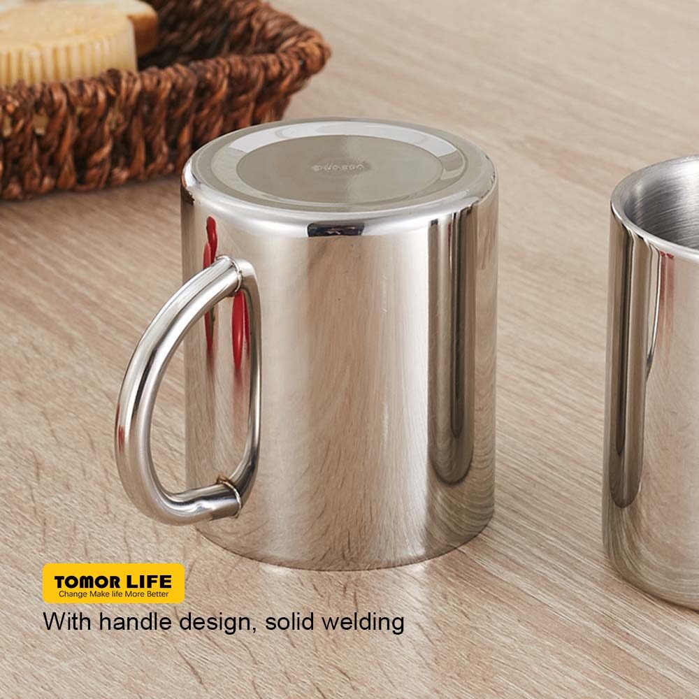 Tomor Life Cốc Cà Phê Hai Lớp Inox 304