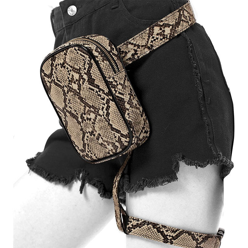 C&K 2023 New fishnet purse women's drawstring Fanny pack