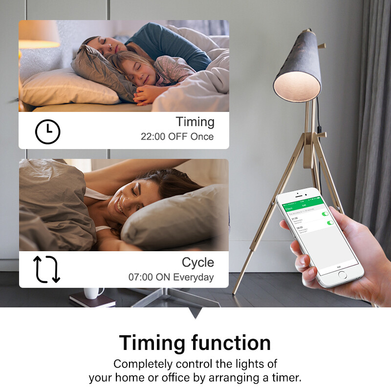 【Elesky】eWeLink Công Tắc Thông Minh Mini WiFi + Bluetooth + 2.4G Mô-đun Công Tắc Thông Minh Điều Khiển Từ Xa Điều Khiển Bằng Giọng Nói Hoạt Động Với Alexa Goo Gle Home Alice