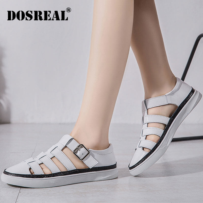 womens white casual sandals