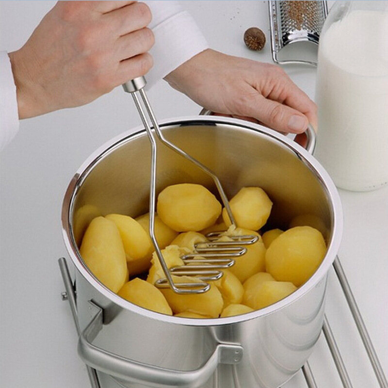 Vision Potato Masher Press Stainless Steel Cooking Tool Vegetable Carrot Nice Dicer Wavy Pressure Ricer