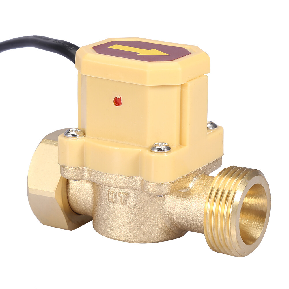 G3/4-G3/4 Thread Water Pump Adjustable Flow Sensor Pressure Automatic Control Switch 220V