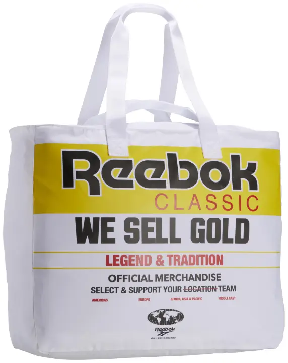 reebok bags gold