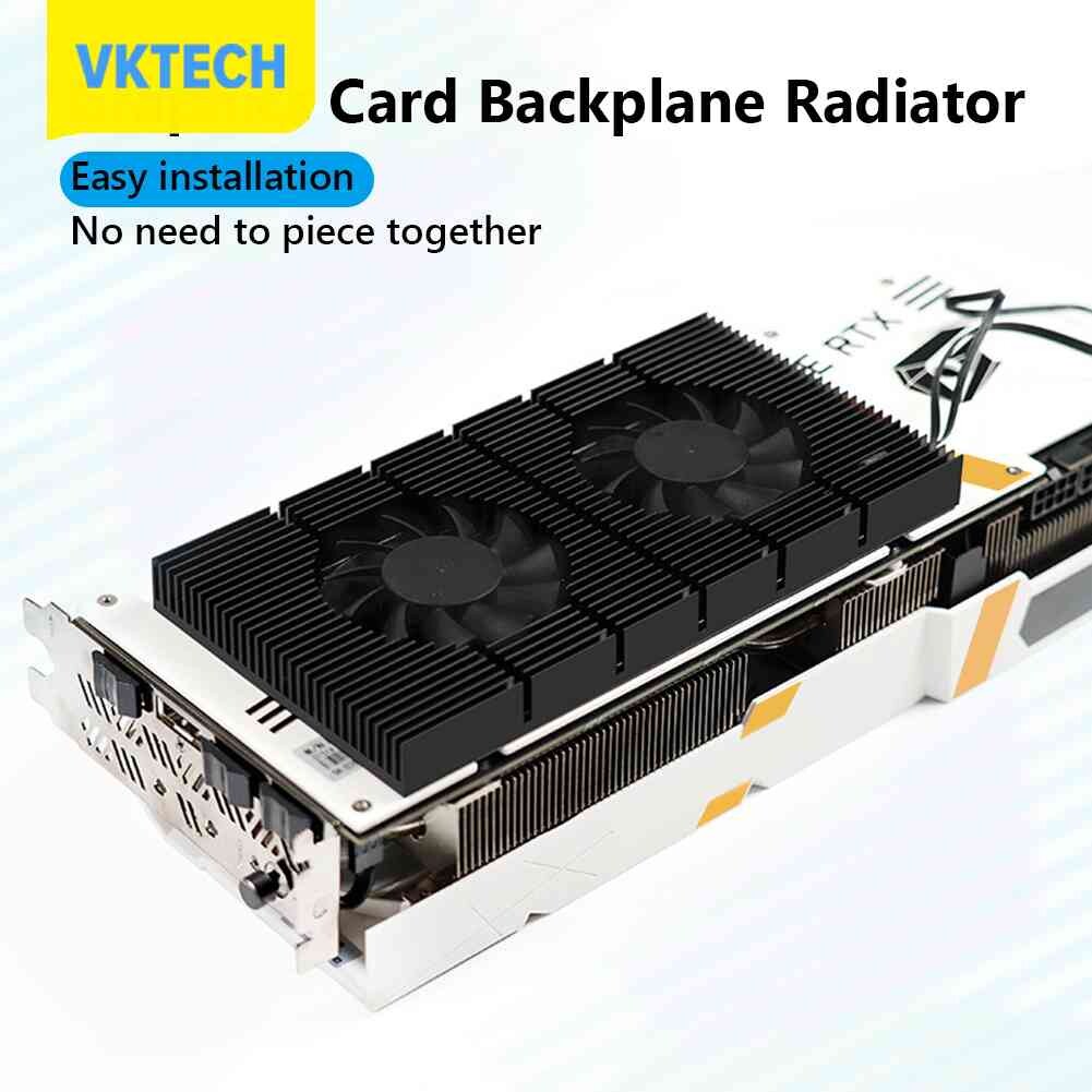 [Vktech] GPU Backplane Radiator Cooler for RTX 3090 3080 3070 Series ...
