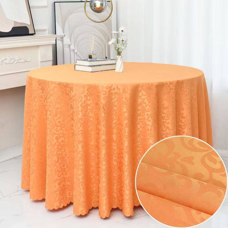 Round table square cloth hotel table cloth, customized restaurant conference home large round table cloth, rectangular table cloth, square table, round table, European style