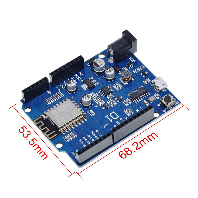 Smart Electronics ESP-12F WeMos D1 WiFi uno based ESP8266 shield for arduino Compatible IDE