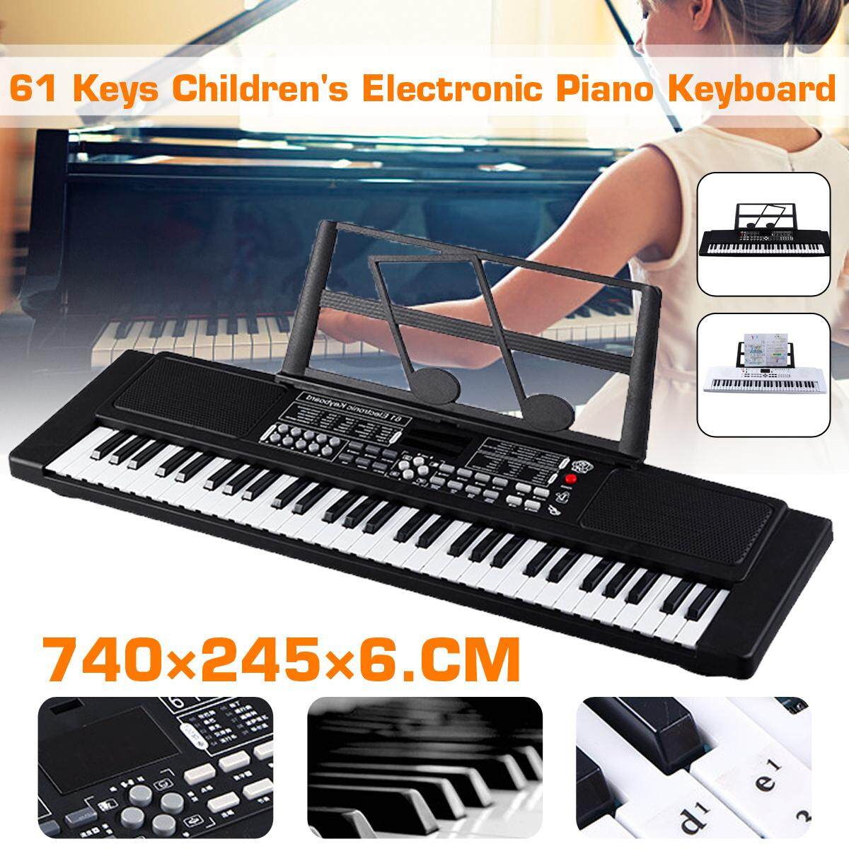 61 Keys Digital Music Electronic Keyboard Electric Piano Organ /& Microphone Set