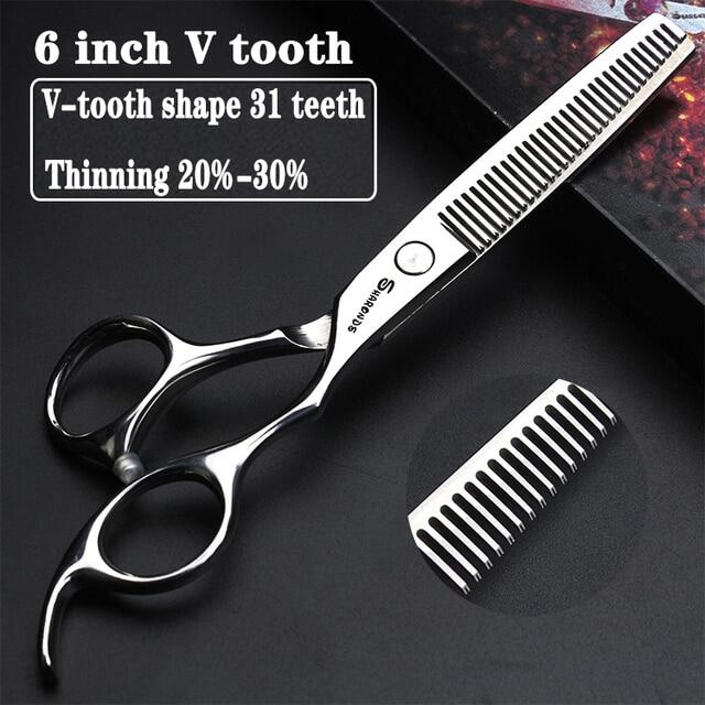 20 5.5/6/6.5/7/7.5 Inch Scissors Japan Professional Hairdressing Scissors Barber Scissors Set Hair Cutting Shears Thinning Clippers