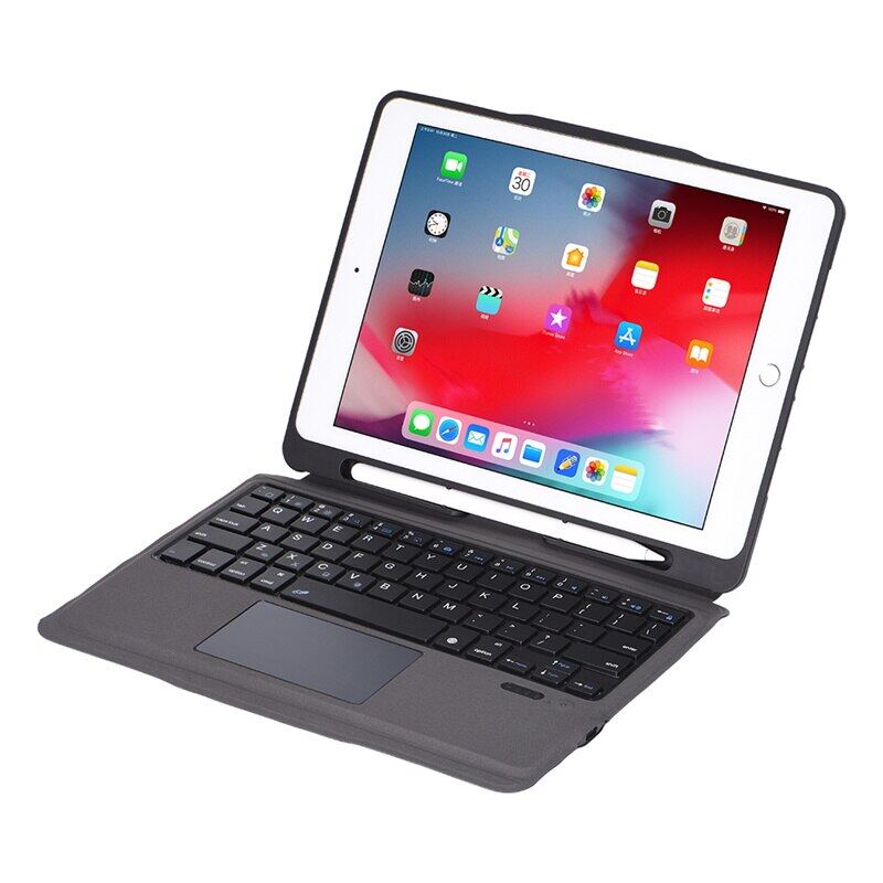 (ฟรีฟิล์มหน้าจอ & Stylus) Touchpad Bluetooth Keyboard Case