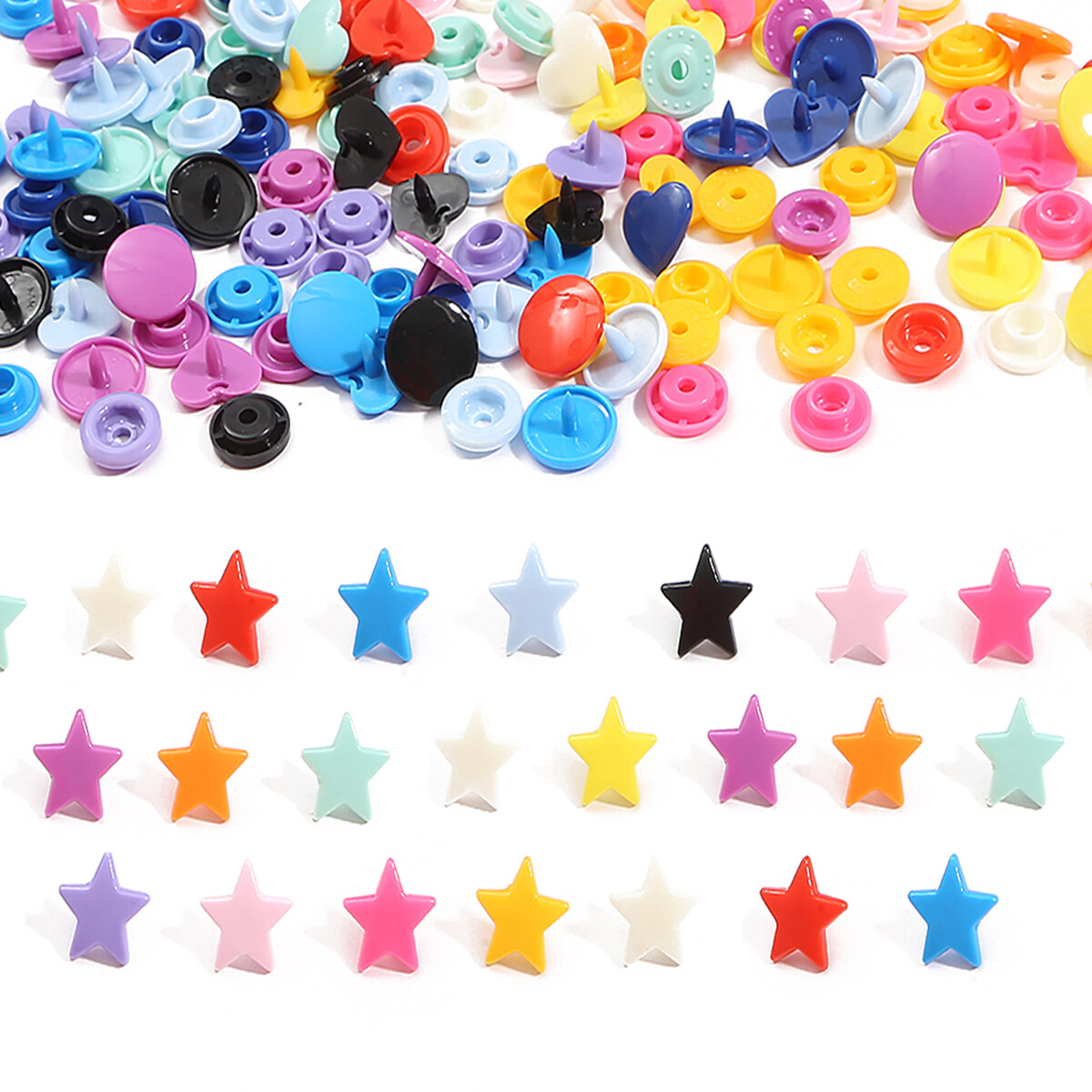 50pcs Multi Shape Plastic Cartoon Clothing Sewing Buttons Garment DIY  Accessories