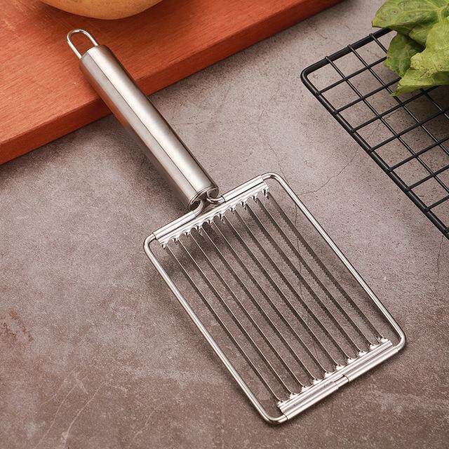 Dụng cụ cắt lát thịt bữa trưa cà chua dụng cụ cắt trái cây trứng chuối xúc xích giăm bông bằng thép không gỉ dụng cụ cắt lát salad đồ dùng nấu ăn nhà bếp