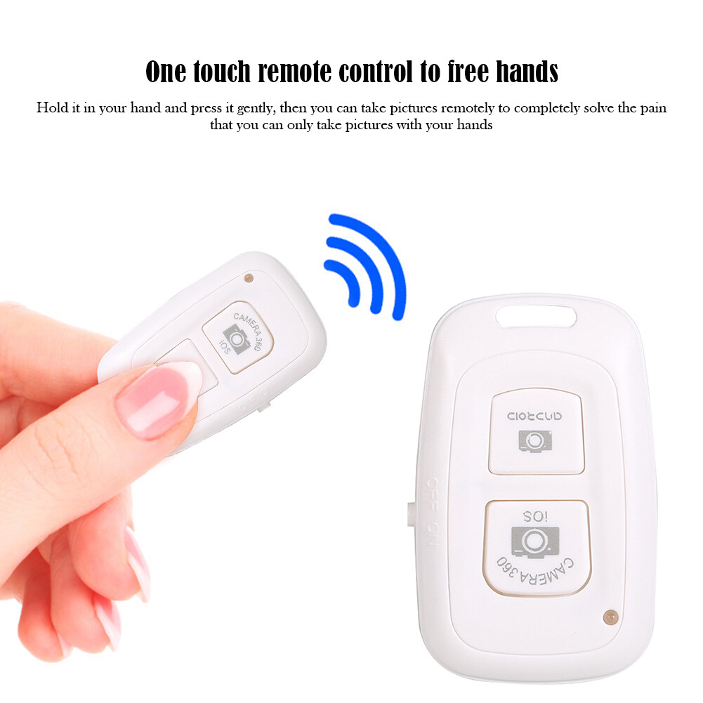 Bộ Điều Khiển Chụp Ảnh Tự Sướng Điện Thoại Tương Thích Bluetooth 2.4GHz, Bộ Chuyển Đổi Nút Nhả Cửa Trập Camera Không Dây