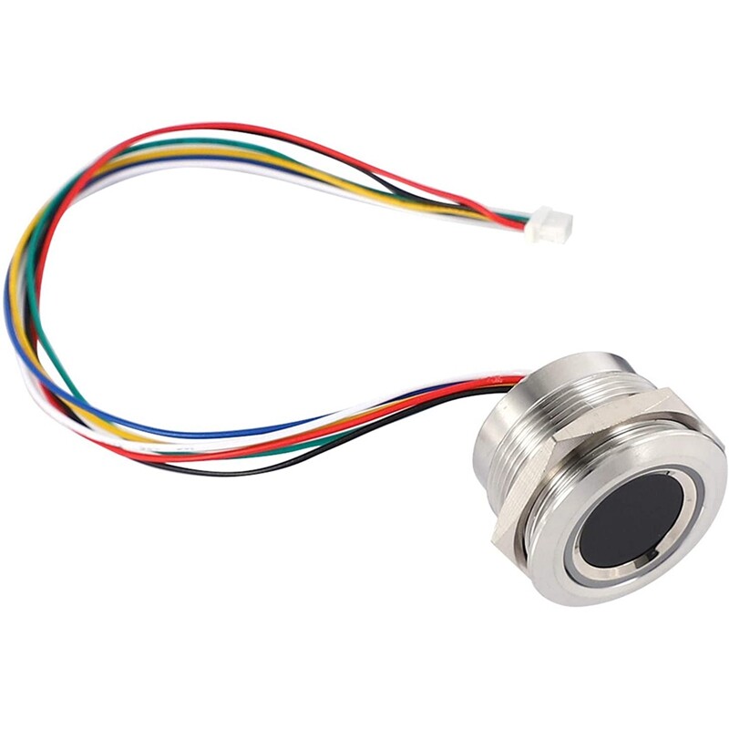 K202 DC12V Low Power Fingerprint Control Board + R503 Fingerprint Module Round Fingerprint Recognition Module