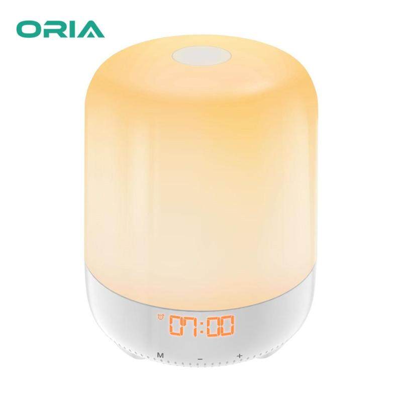 ORIA Đồng Hồ LED 7 Màu Sắc Đồng Hồ Báo Thức Kỹ Thuật Số Đồng Hồ Để Bàn Với Đánh thức Ánh Sáng Đèn Đêm Đầy Màu Sắc Cho Nặng Đèn Ngủ đầu giường Và Trẻ Em bán chạy