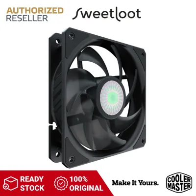 Cooler Master SickleFlow 120 Non LED All Black Sickle Flow 4Pin PWM LED PC Chassis Cooling Case Fan