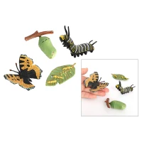 4Pcs Assorted Plastic Insects Butterfly Bugs Figures Model Kids Educational Toys