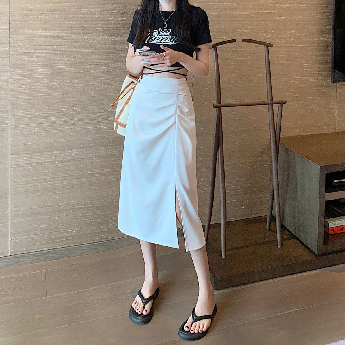 Summer Skirt Women's Slim A-line Skirt