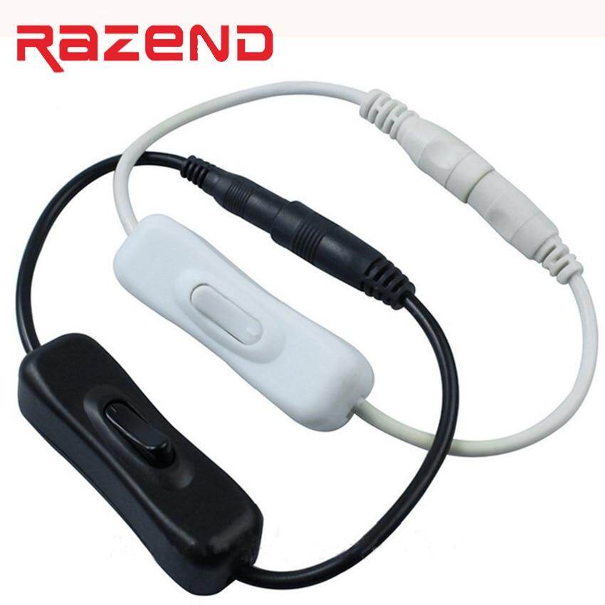 New arrival 1pc 5.5x2.1mm dc power switch dc plug with cable turn on off 30cm free shipping