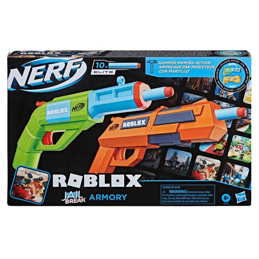 NERF Roblox Arsenal Pulse Laser Motorized Dart Blaster Armory