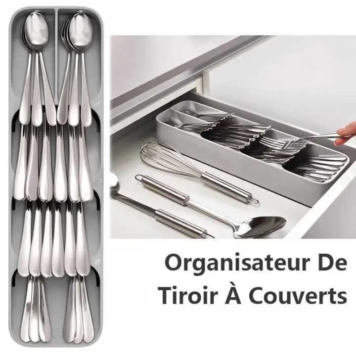 L Sweet Insert Cutlery Spoon Utensil Divider Organizer Tray