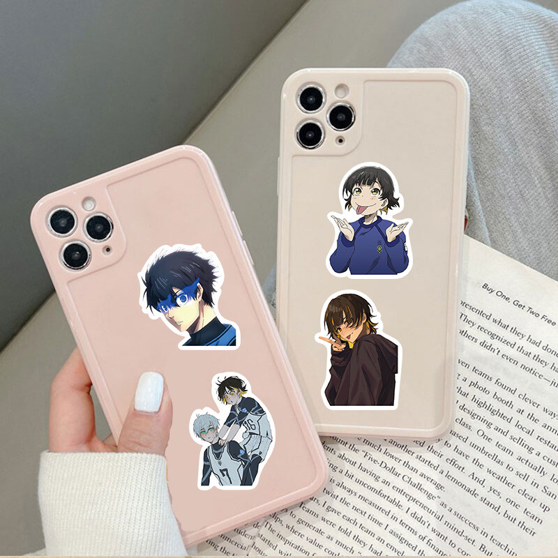 Skinye Kawayi Cute 50pcs Japan Anime Blue Lock Stickers Aesthetic Decals DIY Graffiti Sticker Kid